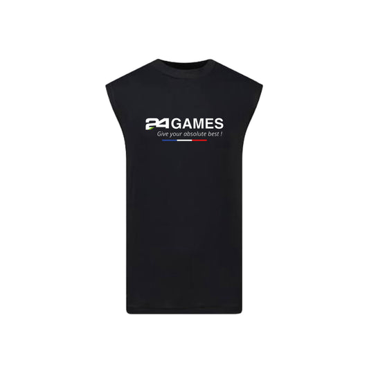 Débardeur Fitness 24Games Long - Floqué