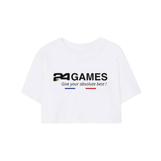 Crop Top 24Games - Floqué